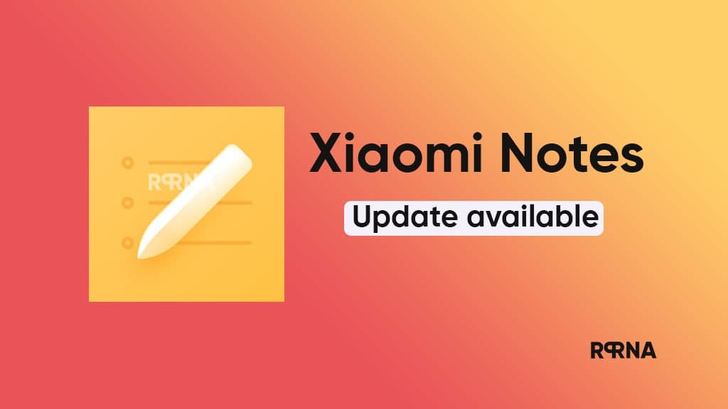 Xiaomi MIUI Notes update