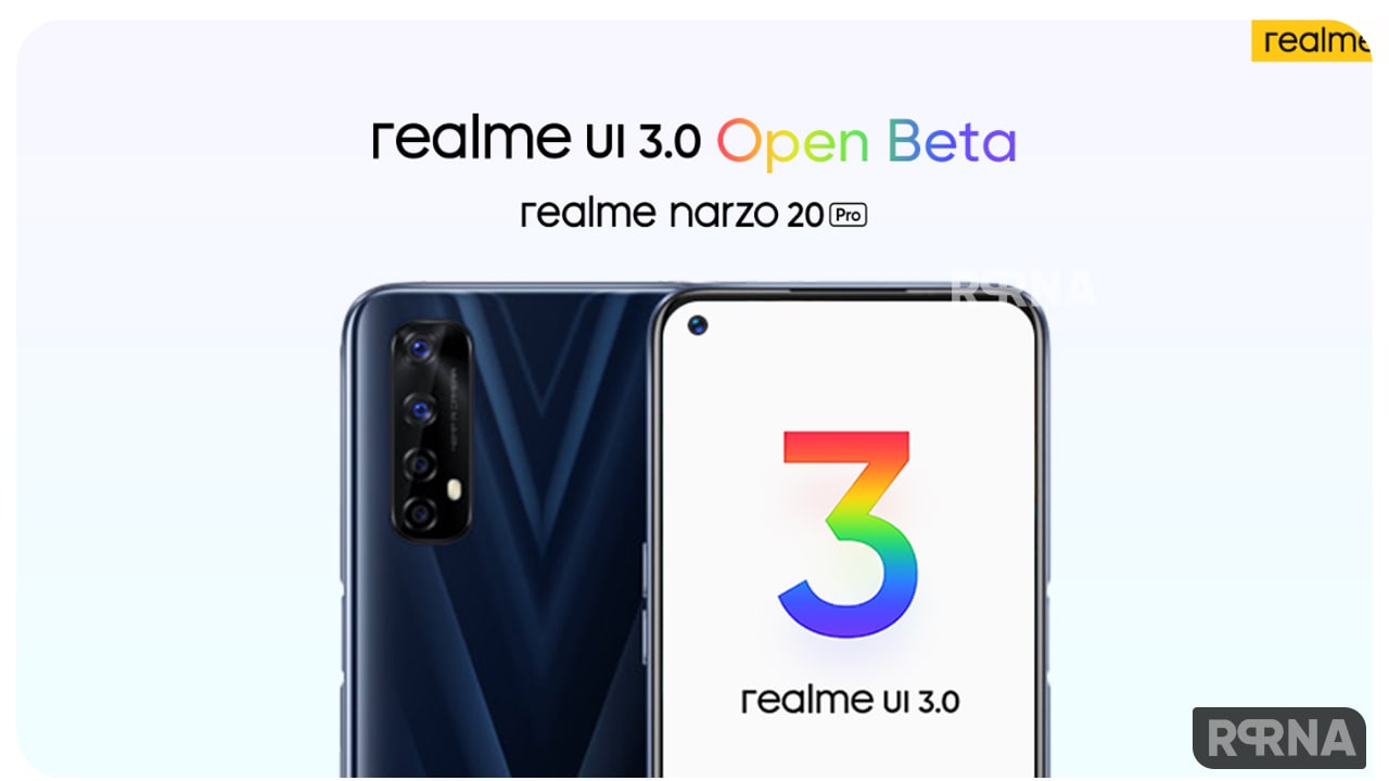Realme Narzo 20 Pro Realme UI 3.0 Open Beta Update