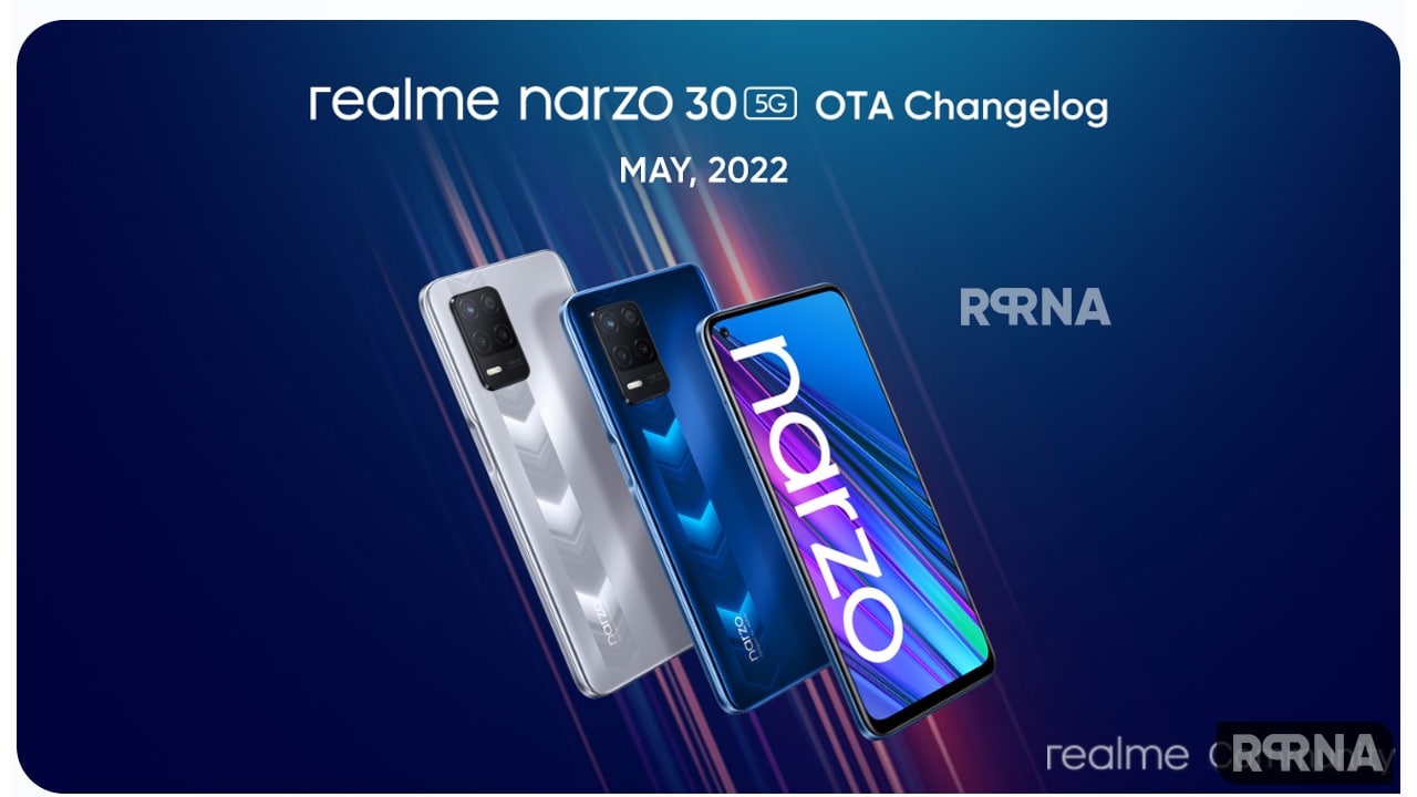 Realme Narzo 30/5G Software Update