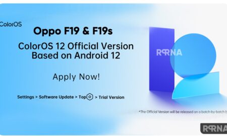 Oppo F19 ColorOS Update