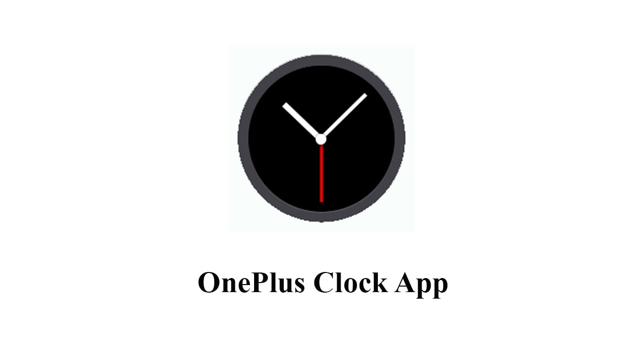 Download OnePlus Clock App 
