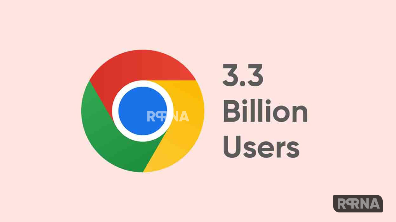 Google Chrome 3.3 billion users