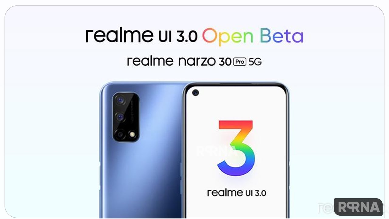 Narzo 30 Pro 5G Realme UI 3.0