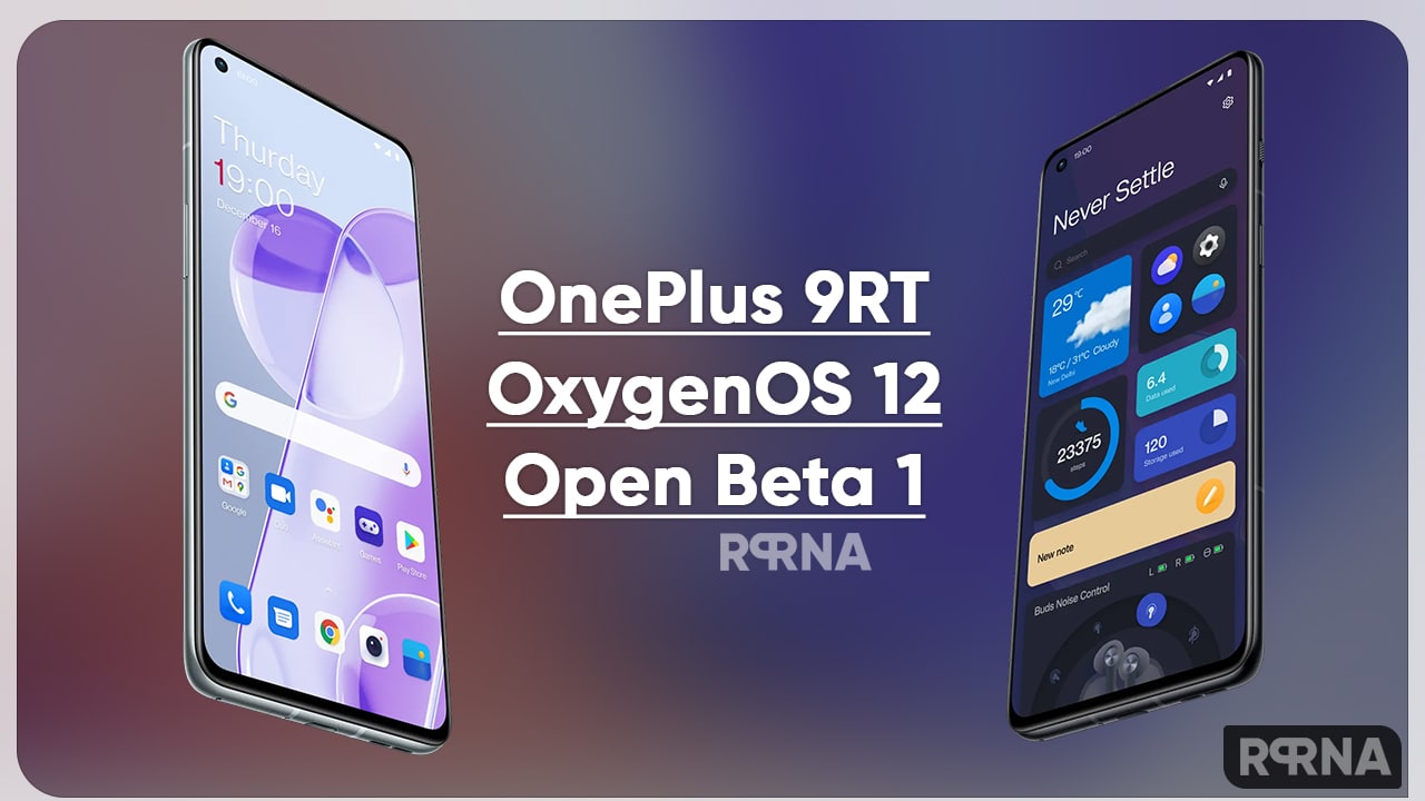 OxygenOS 12 Beta 1 OnePlus 9RT