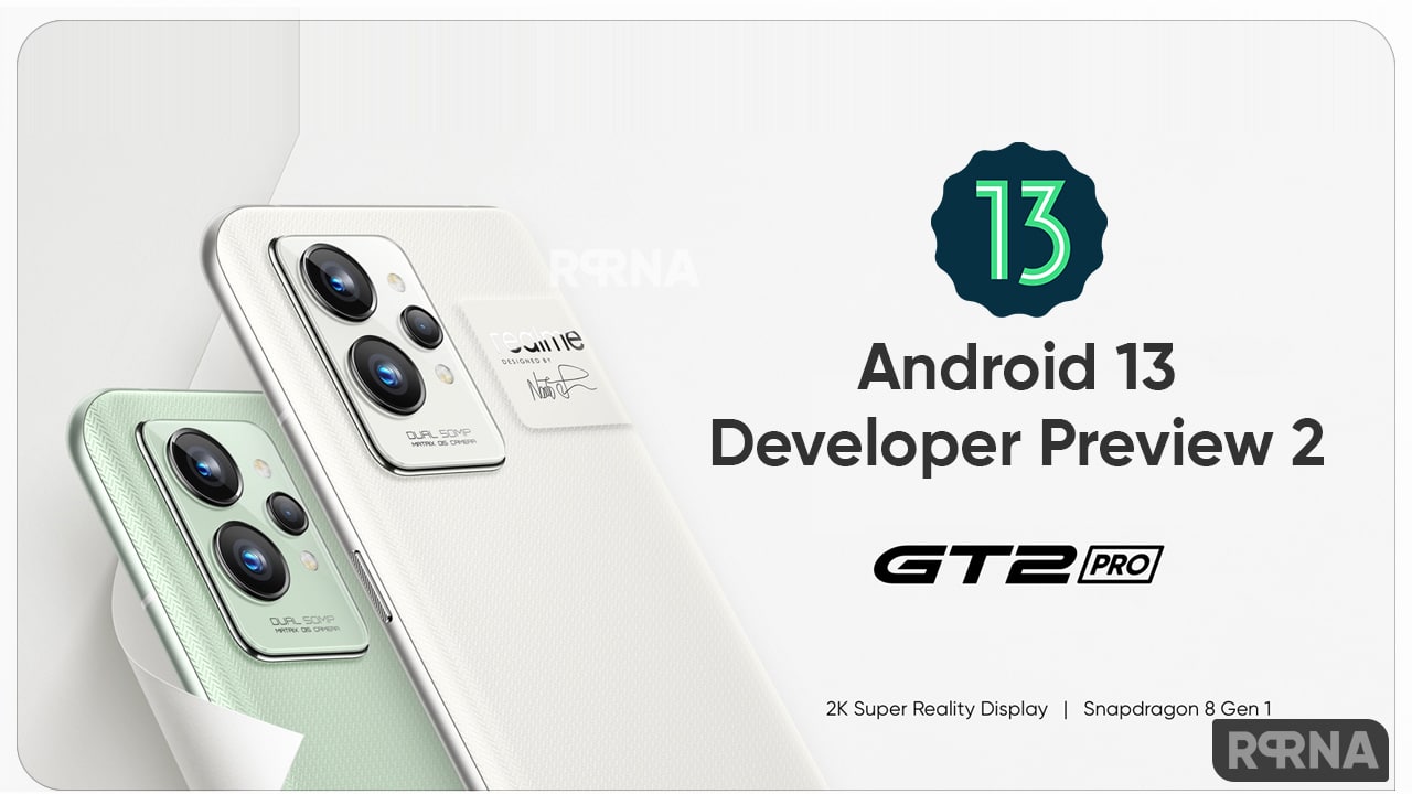Realme GT2 Pro Android 13 Beta 2