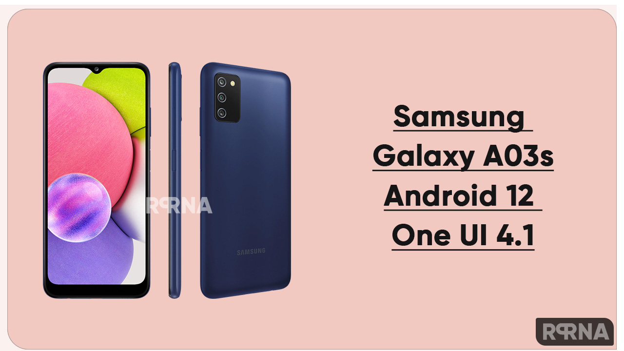 Samsung Galaxy A03s Android 12 One UI 4.1 Update Serbia
