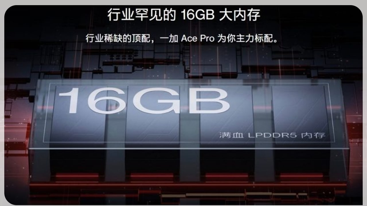 OnePlus Ace Pro 16GB RAM