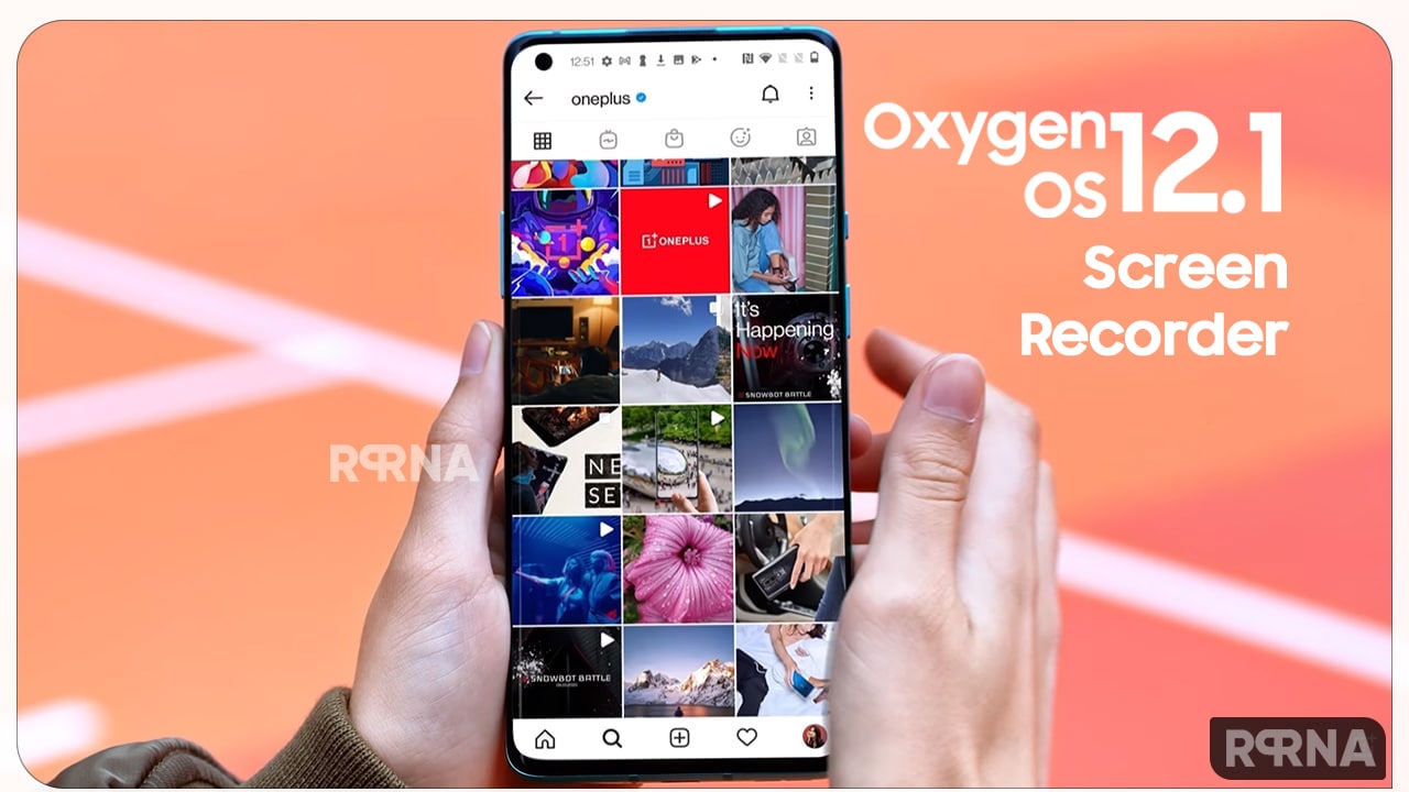 OnePlus OxygenOS 12.1 Screen Recorder