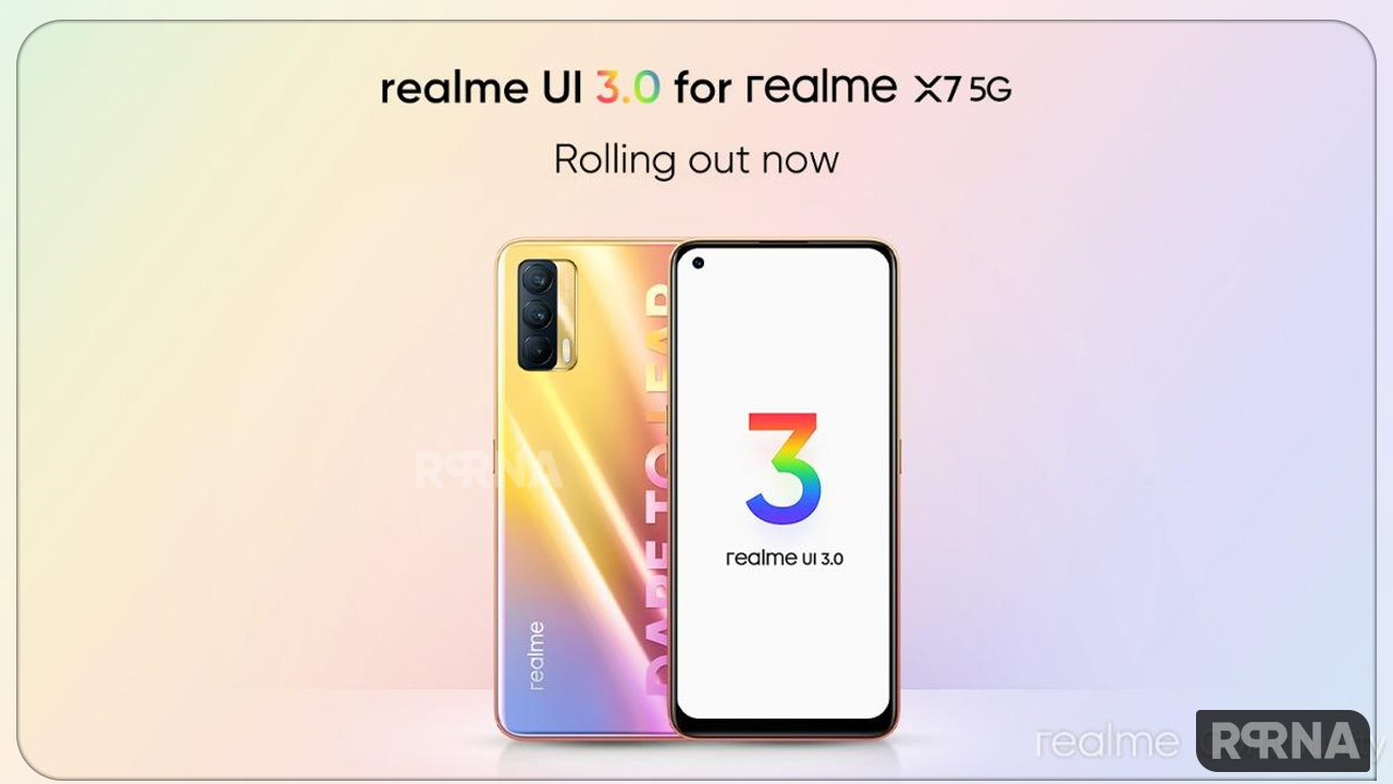 Realme X7 5G Android 12 Update