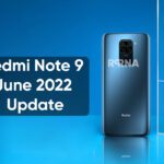Redmi Note 9 June 2022 patch