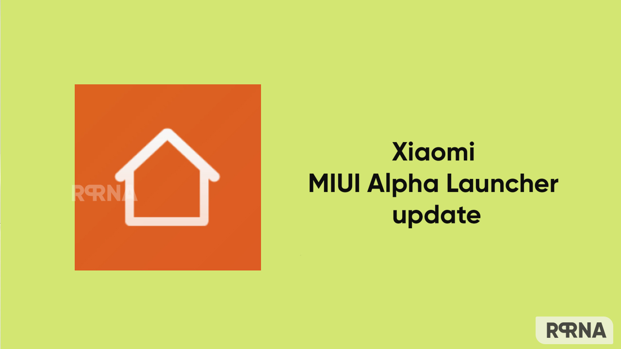 Xiaomi MIUI Alpha Launcher folder animation