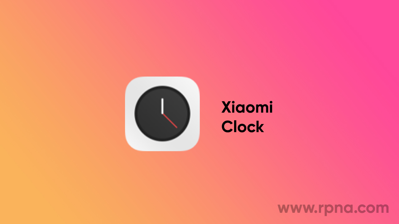 Xiaomi clock new interface