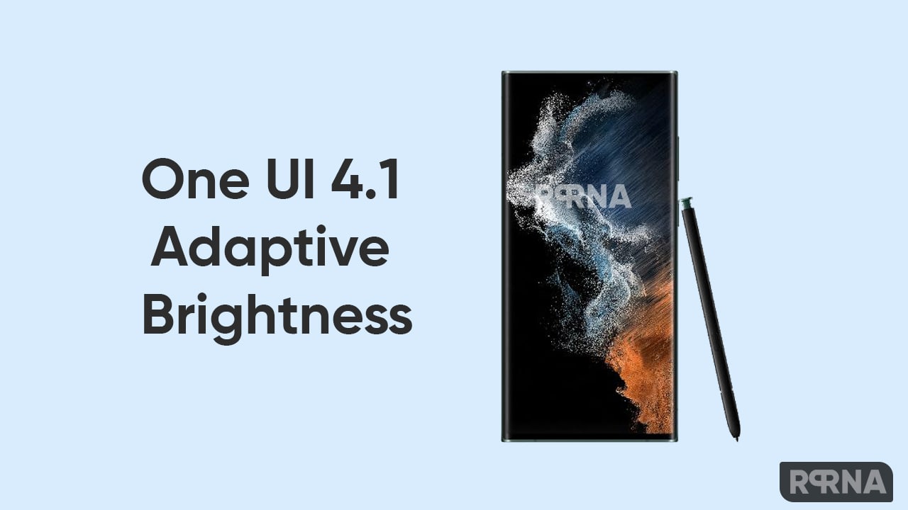 One UI 4.1 Adaptive Brightness