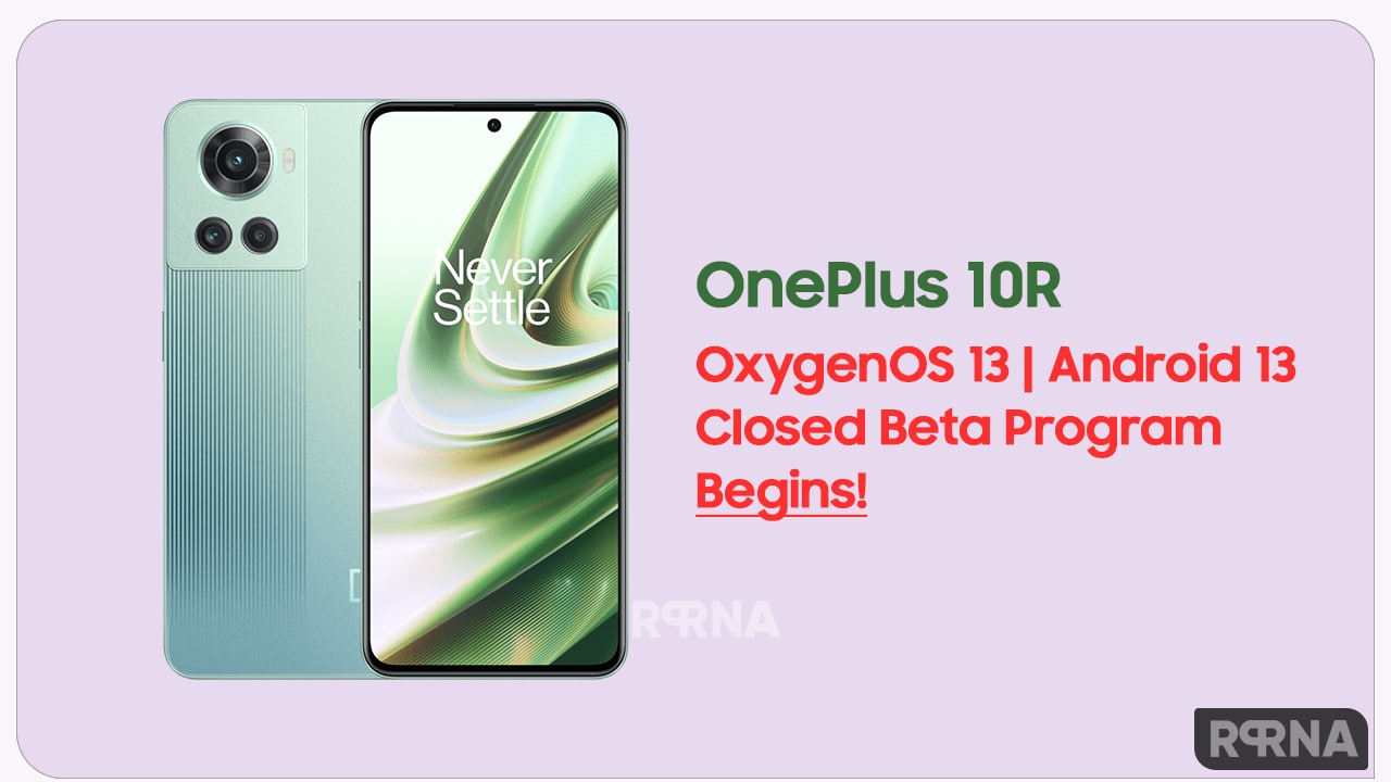 OnePlus 10R OxygenOS 13 Closed Beta