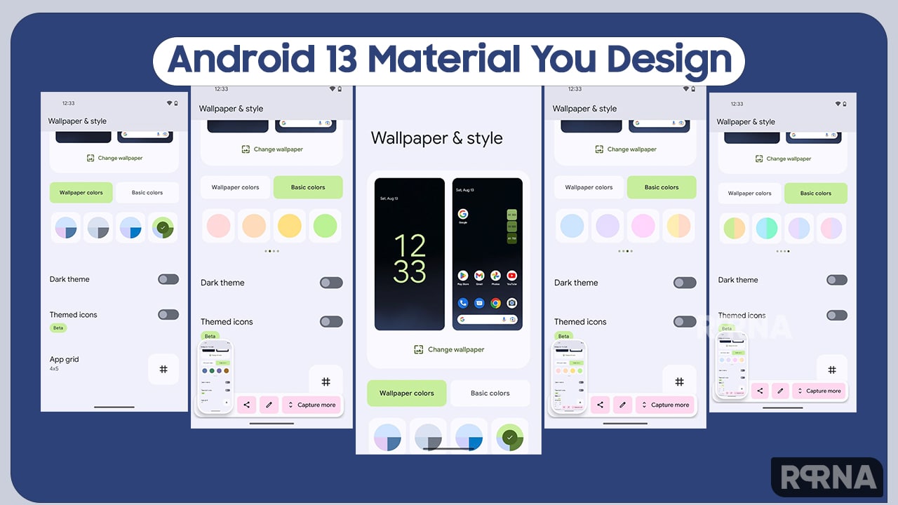 OxygenOS 13 Stock Android 13 Material You Design