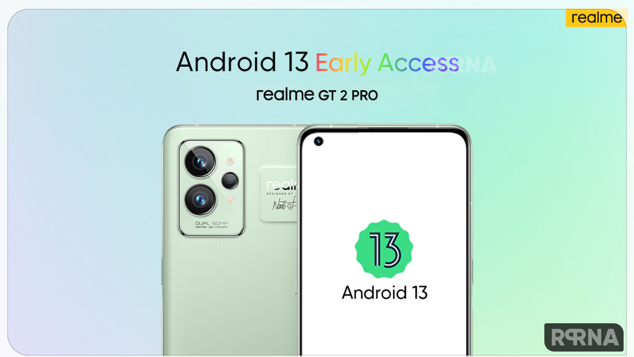 Realme GT 2 Pro Android 13 Early Access program