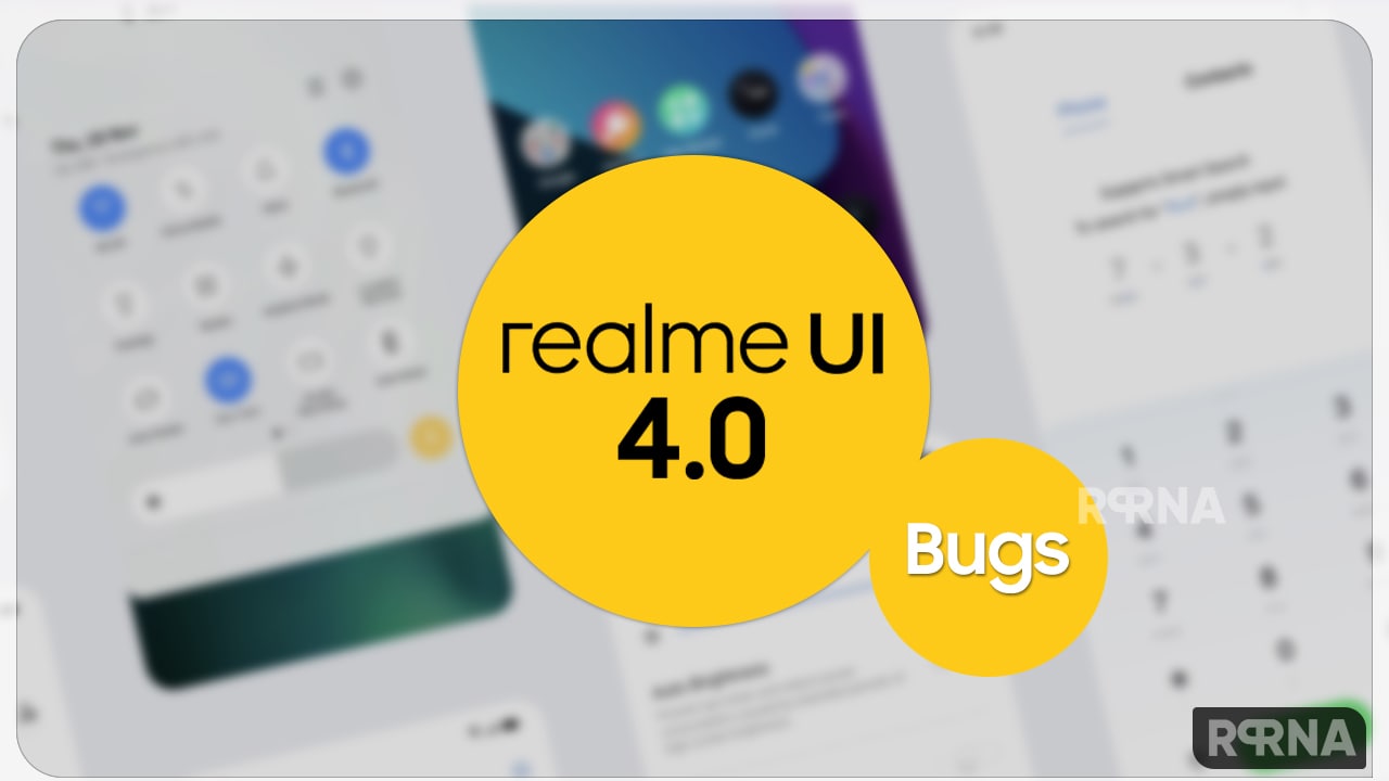 Realme UI 4.0 Bugs