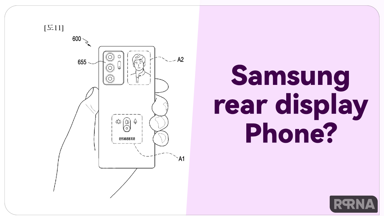 Samsung rear display phone