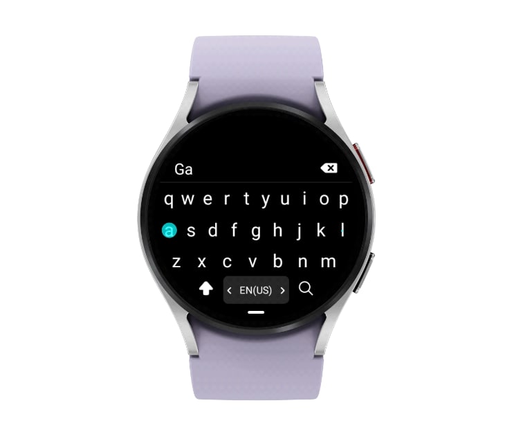 One UI Watch 4.5 keyboard