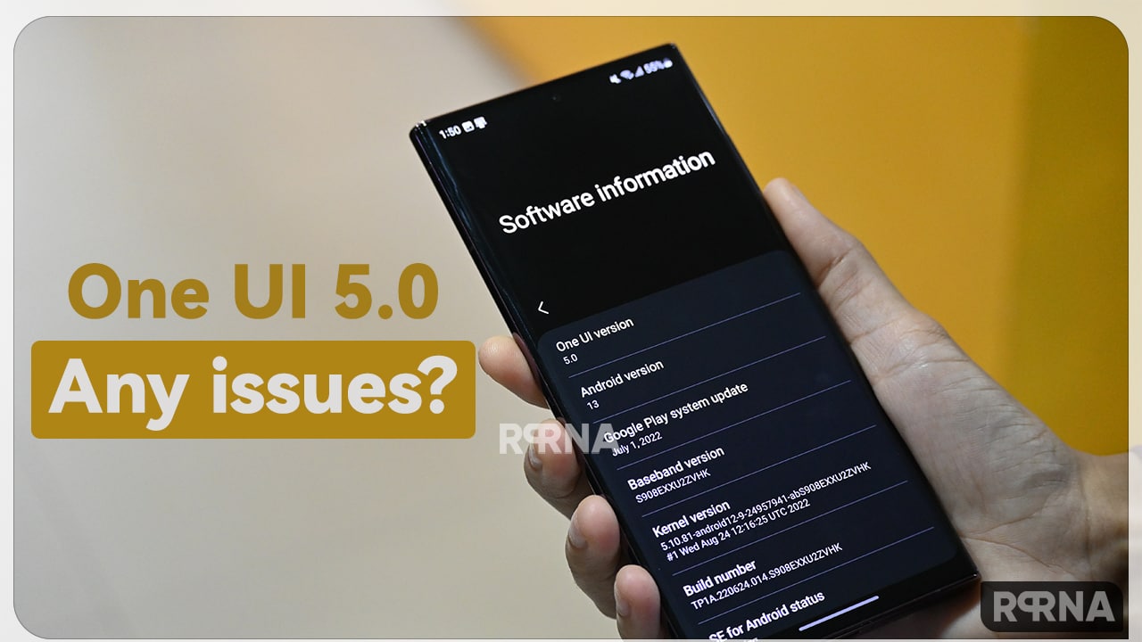 One UI 5.0 Beta issues