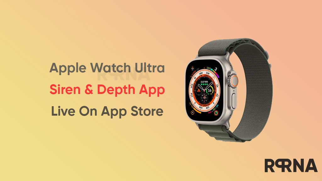 Apple Watch Ultra Siren Depth Apps