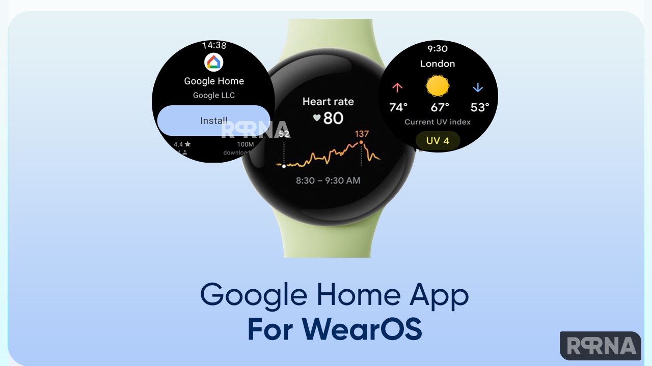 Google Pixel WearOS Home app for waerOS