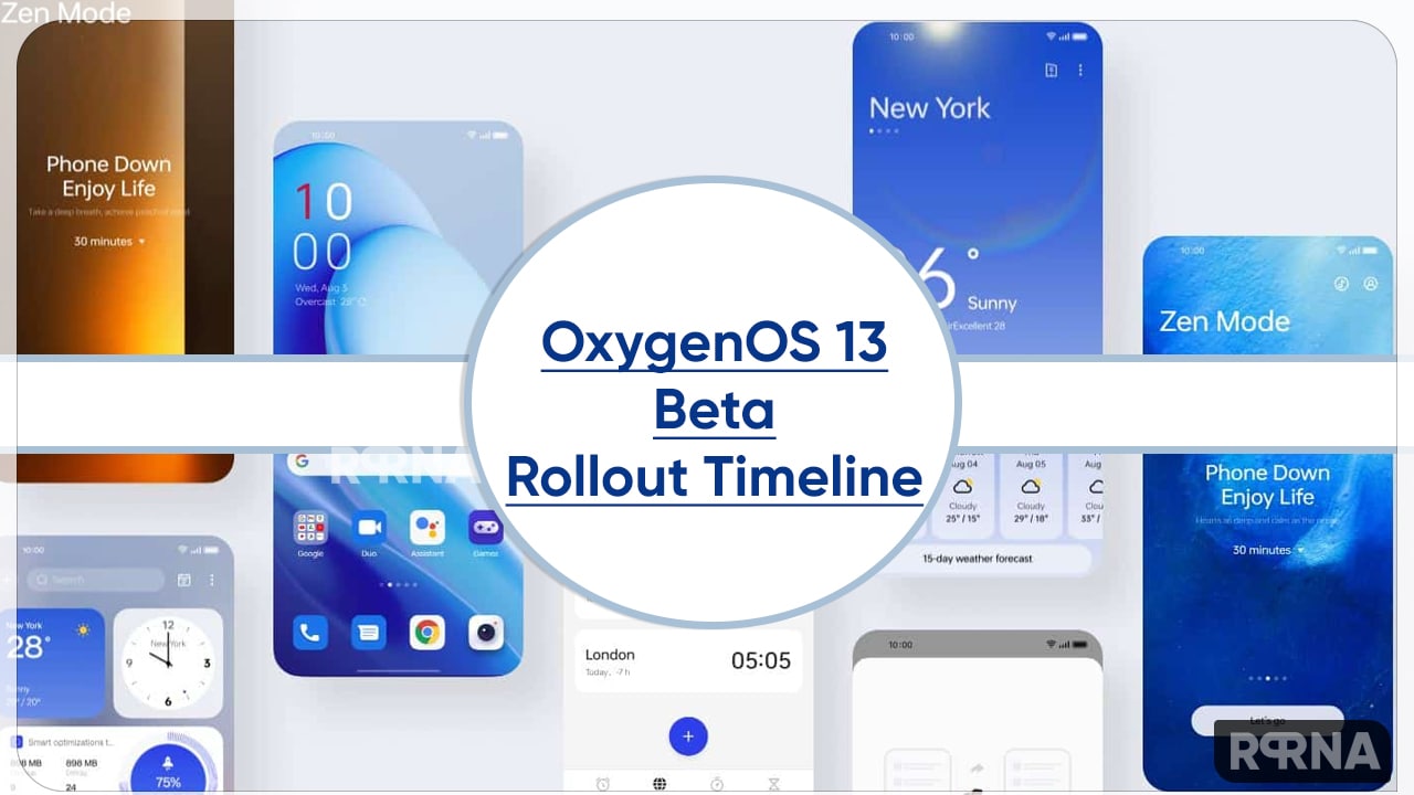 OxygenOS 13 beta rollout timetine OnePlus 