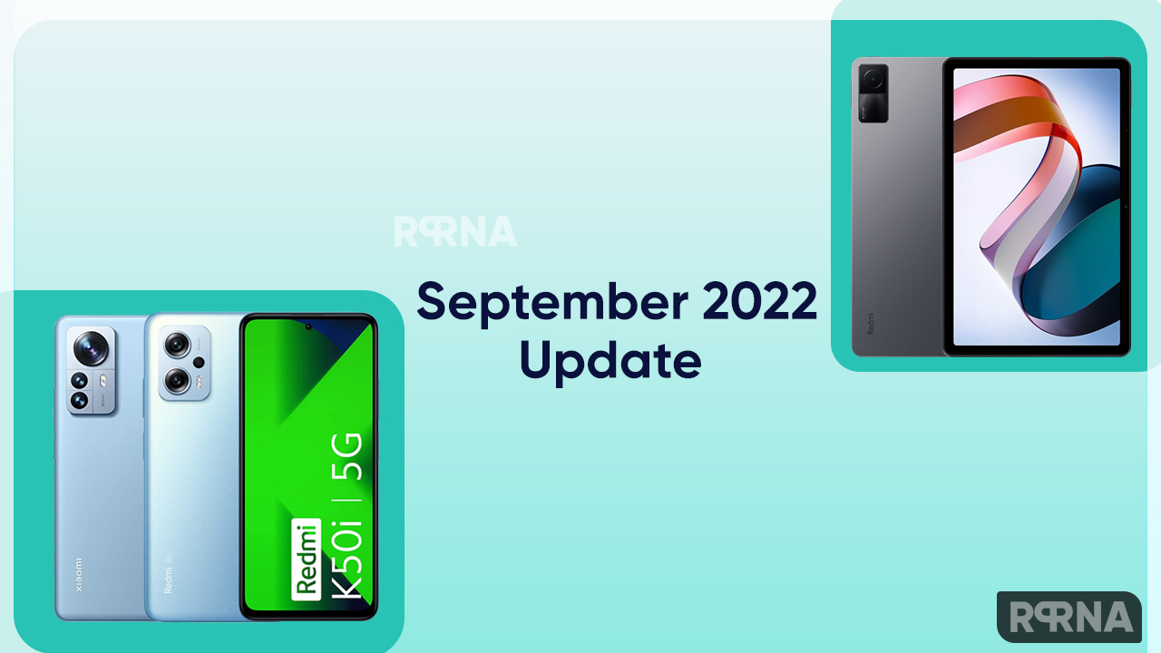 September 2022 update Xiaomi 12t