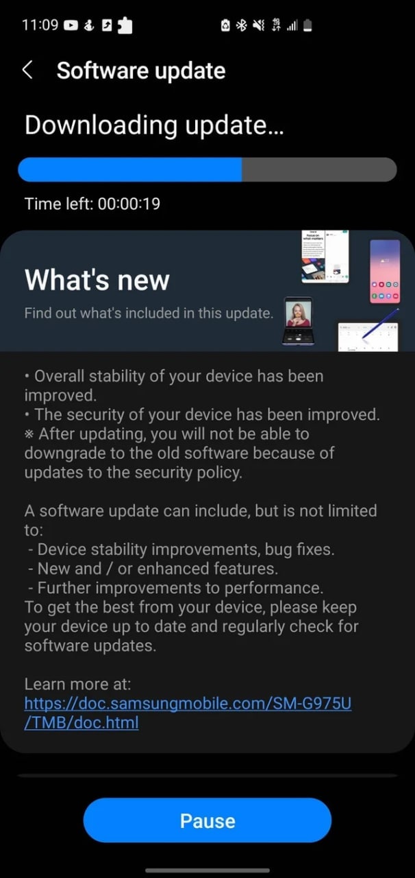 Samsung T moble september 2022 patch 