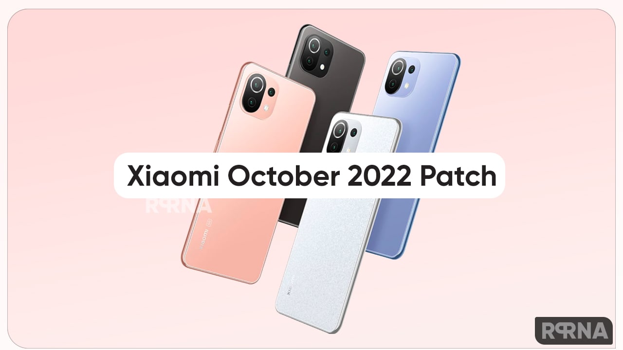 xIAOMI oCTOBER 2022 update 11