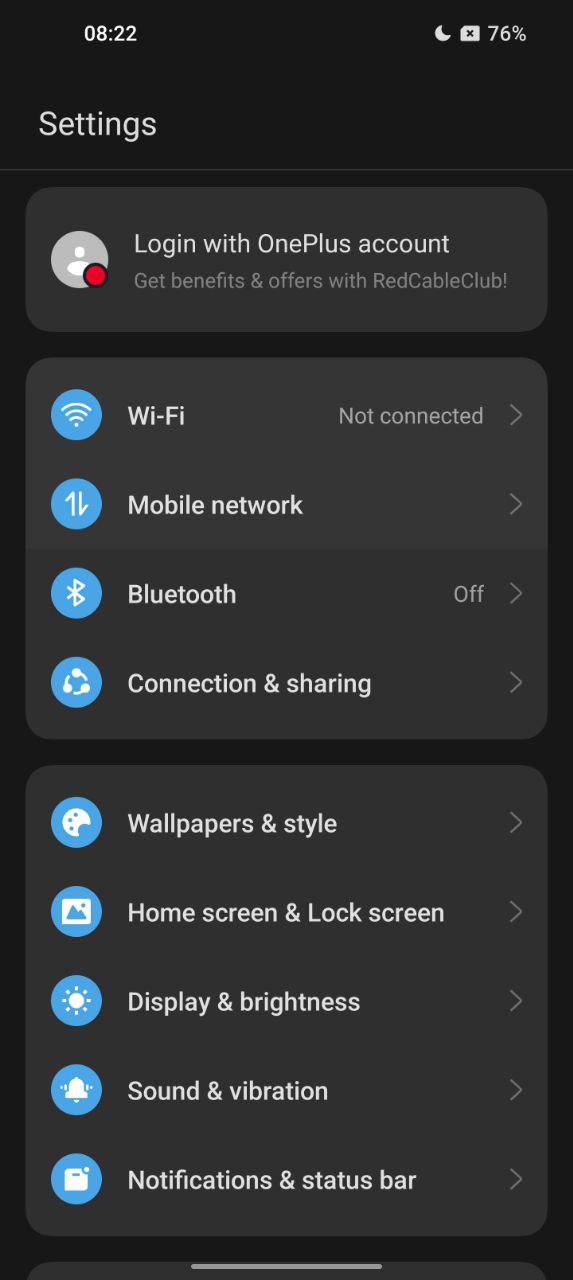 OxygenOS 13 OnePlus Icons