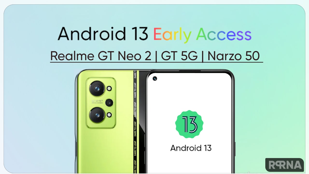 Realme GT Neo Narzo 50 Android 13