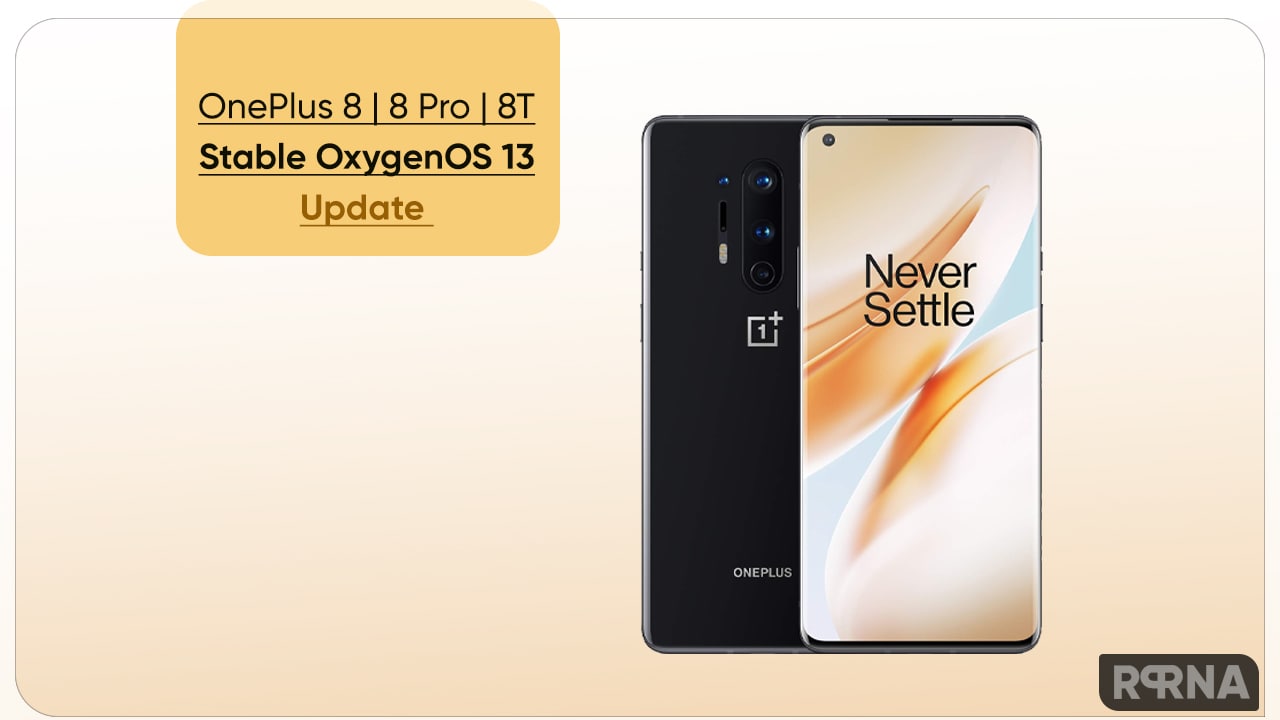OnePlus 8 8T OxygenOS 13 Stable 