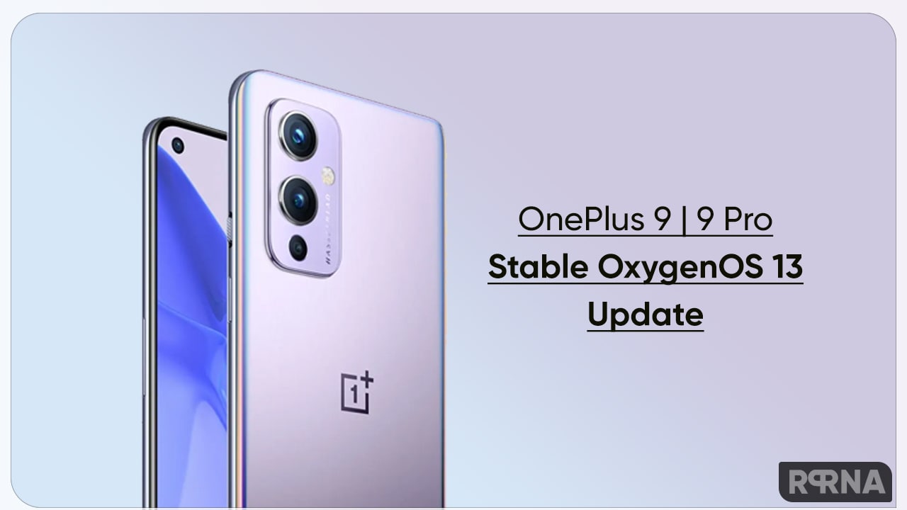 OnePlus 9 OxygenOS 13 stable update