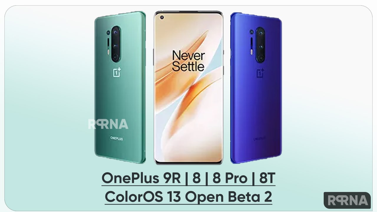 OnePlus 9R 8 ColorOS 13 Beta 2