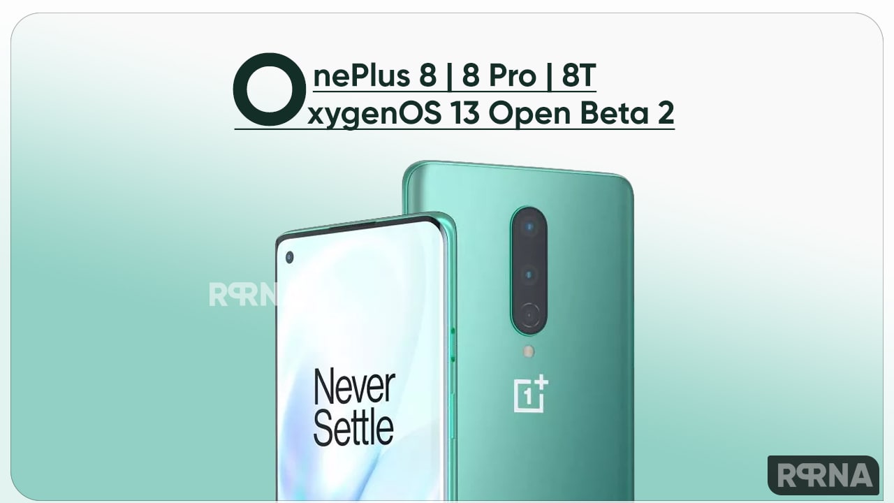 OnePlus OxygenOS 13 open beta 2 8 8T