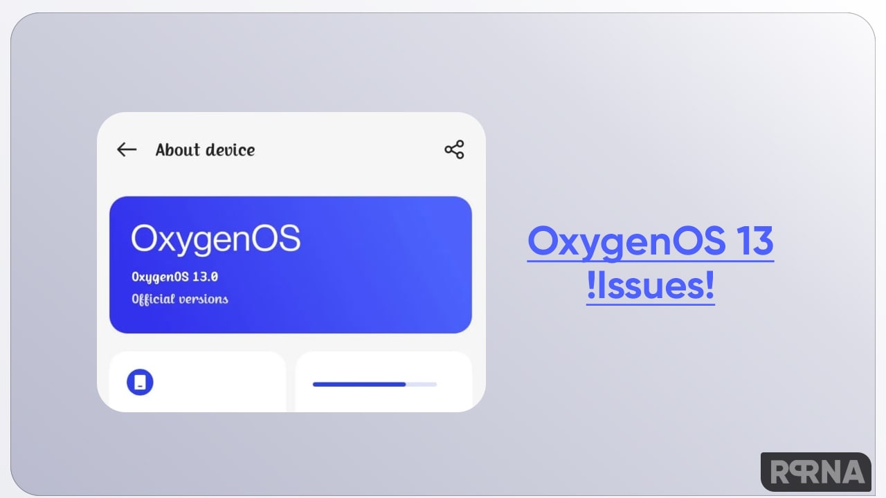OnePlus OxygenOS 13 update issues