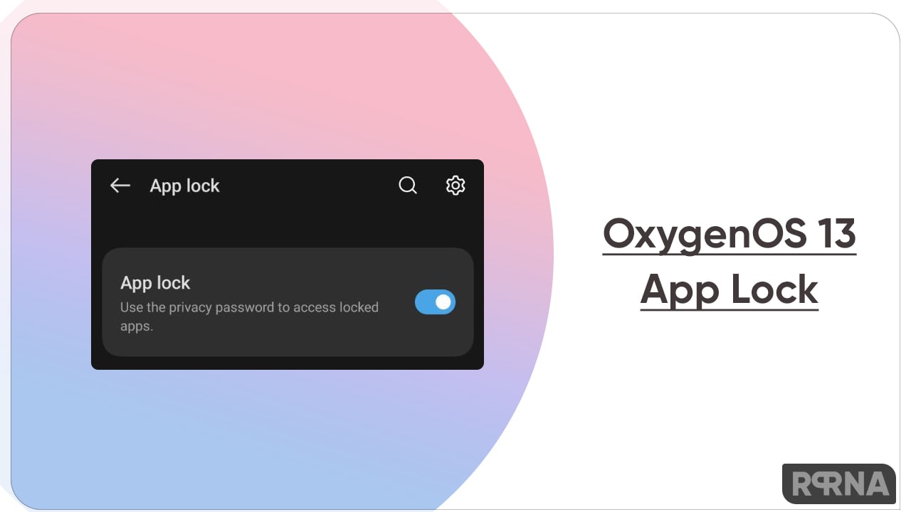 OnePlus OxygenOS aPP LOCK PHONE