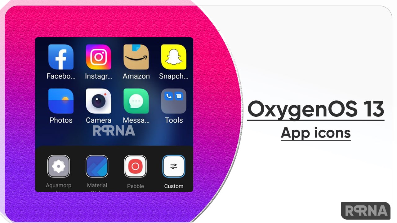 OxygenOS 13 OnePlus icons