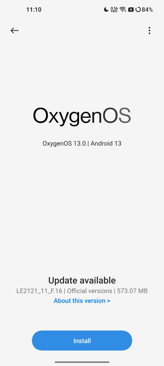 OnePlus 9pro OxygenOS 13 October 2022 update