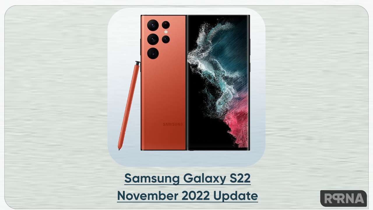 Samsung Galaxy S22 November 2022 update