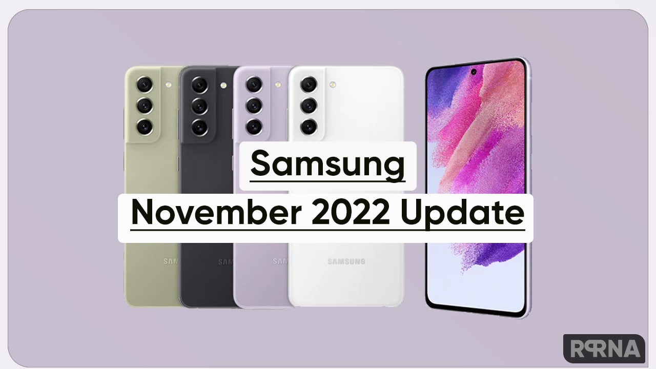 Samsung Novamber 2022 update Note 10 S10 S21 Fold