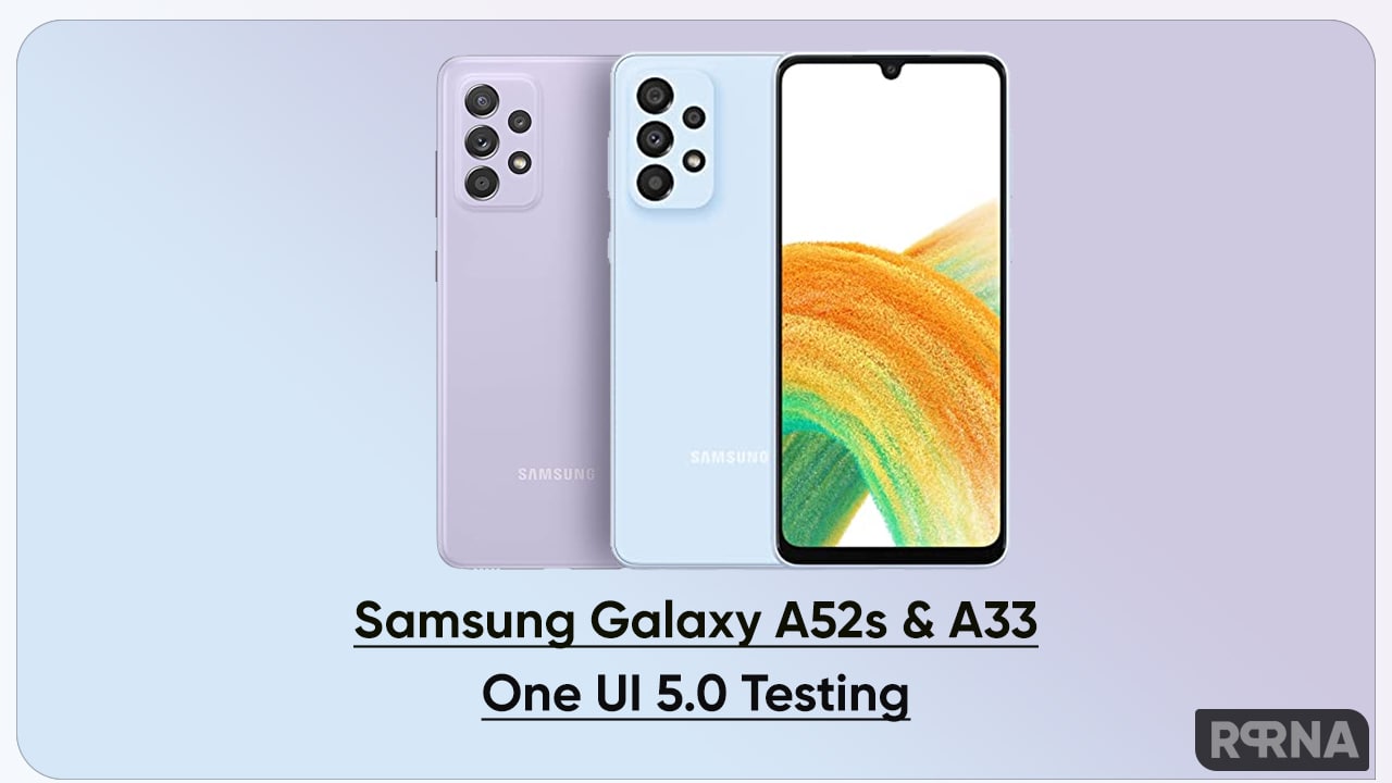 Samsung One UI 5.0 Galaxy A52s A33