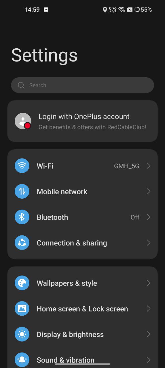 OnePlus OxygenOS 13 Screen cast phone