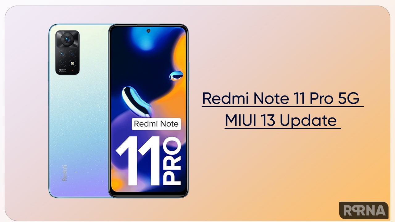 Xaomi Note 11 Pro MIUI 13 update