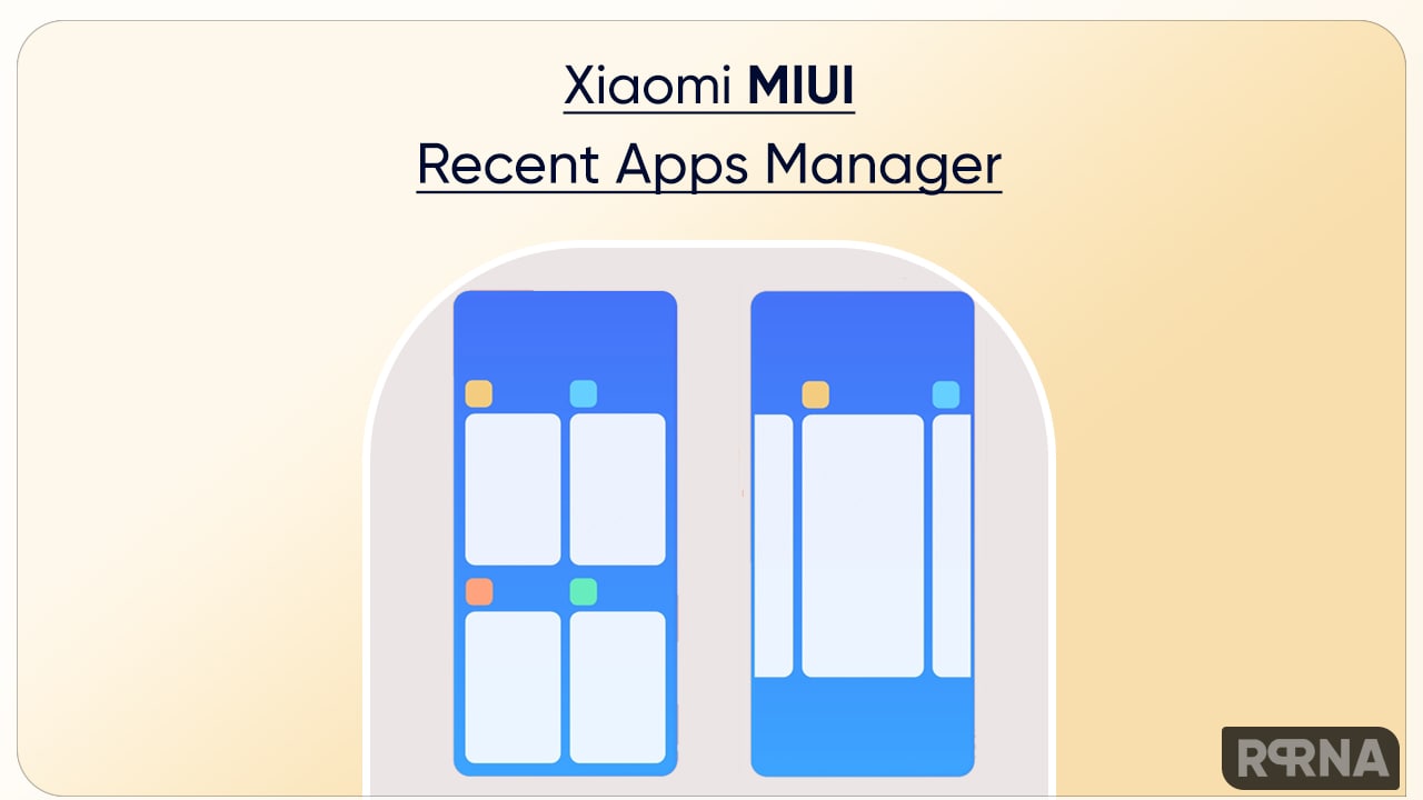 Xiaomi MIUI Recent app manager