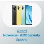 Xiaomi November 2022 update Patch Mi 11 new