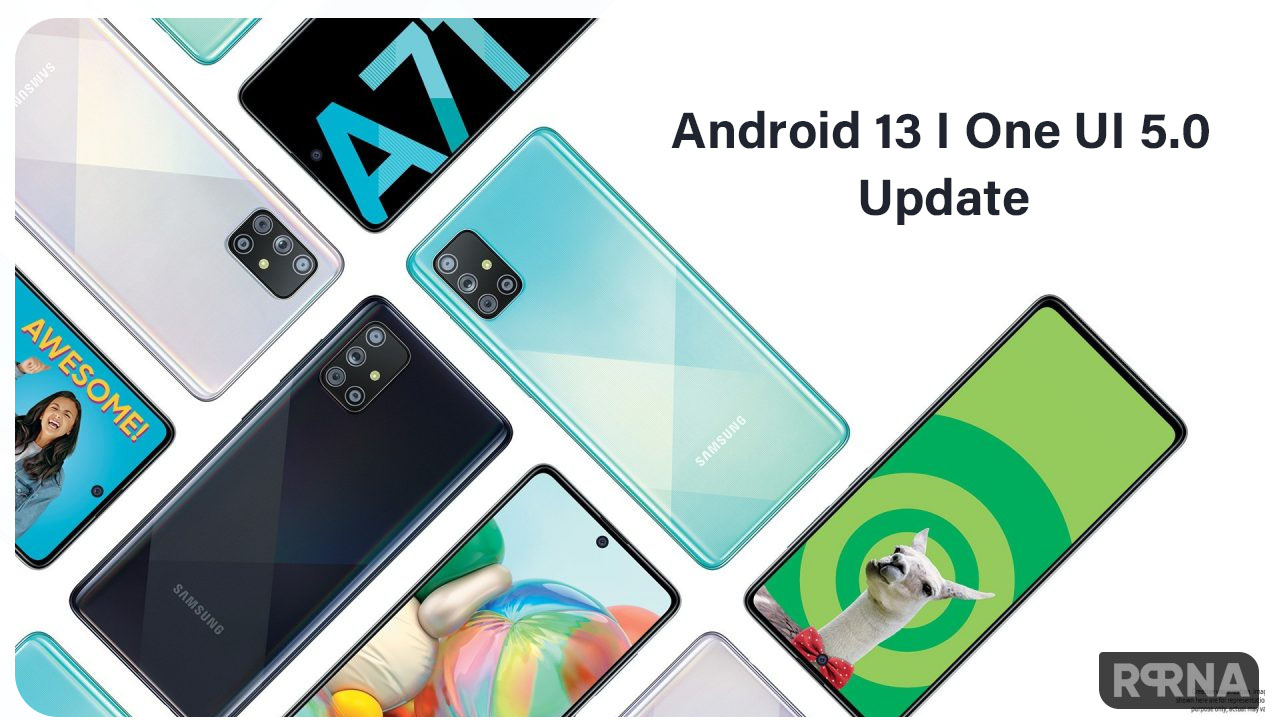 Samsung Galaxy A71 One UI 5.1 update