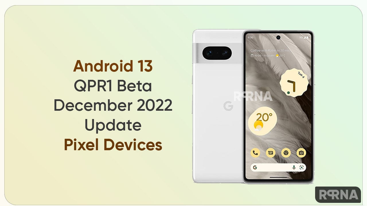 Android 13 QPR1 beta brings December 2022 security patch for Pixel devices