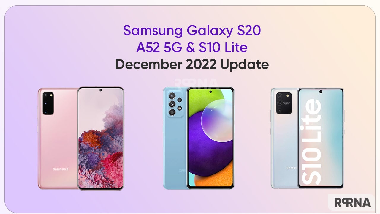 Samsung Galaxy S20 December 2022 update US